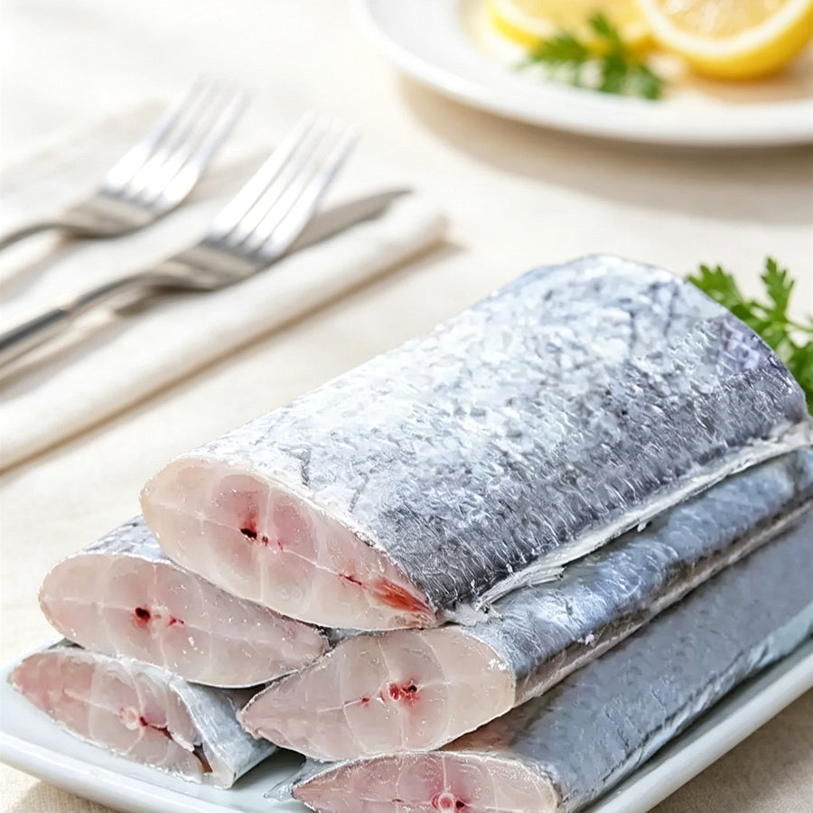 Frozen Large Hairtail Middle-Cut Steaks